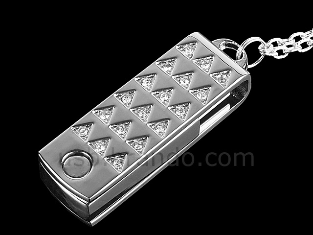 USB Jewel Tasteful Pendant Necklace Flash Drive