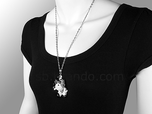 USB Jewel Cow Necklace Flash Drive