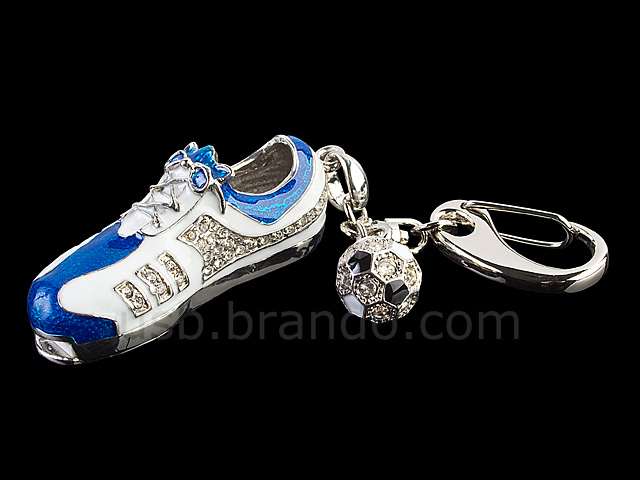 USB Jewel Sports Shoe Keychain Flash Drive