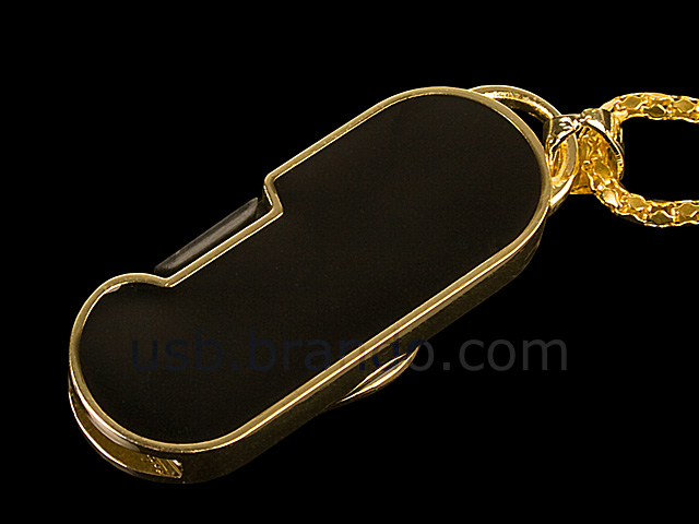 USB Jewel Gold Fish Necklace Flash Drive II