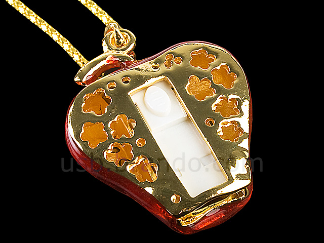 USB Jewel Apple Necklace Flash Drive III