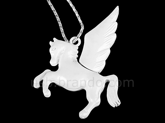 USB Jewel Pegasus Necklace Flash Drive