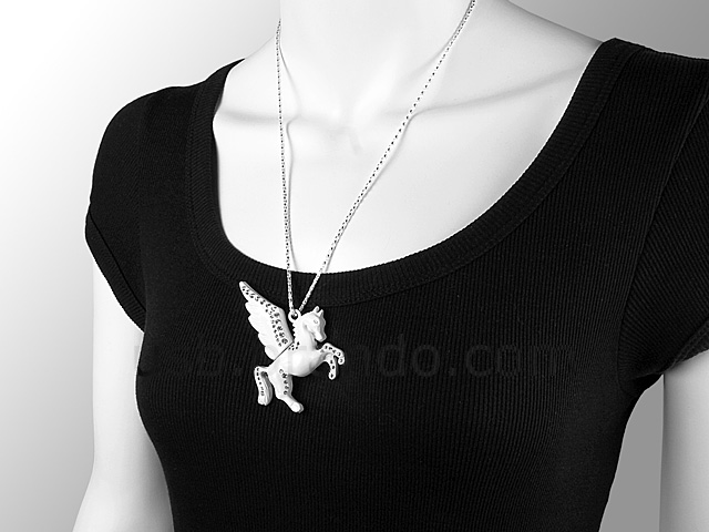 USB Jewel Pegasus Necklace Flash Drive