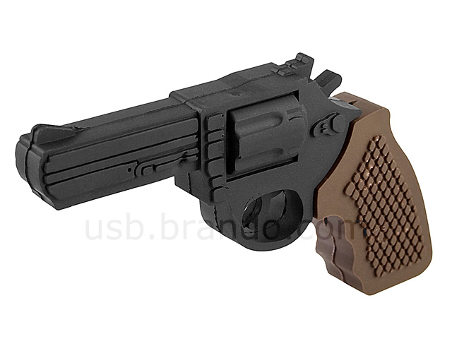 USB Police Revolver Gun Flash Drive