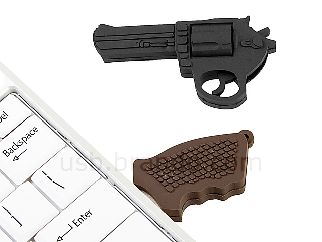 USB Police Revolver Gun Flash Drive