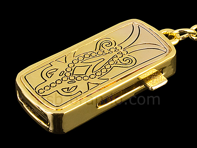 USB Jewel Graceful Pendant Keychain Flash Drive