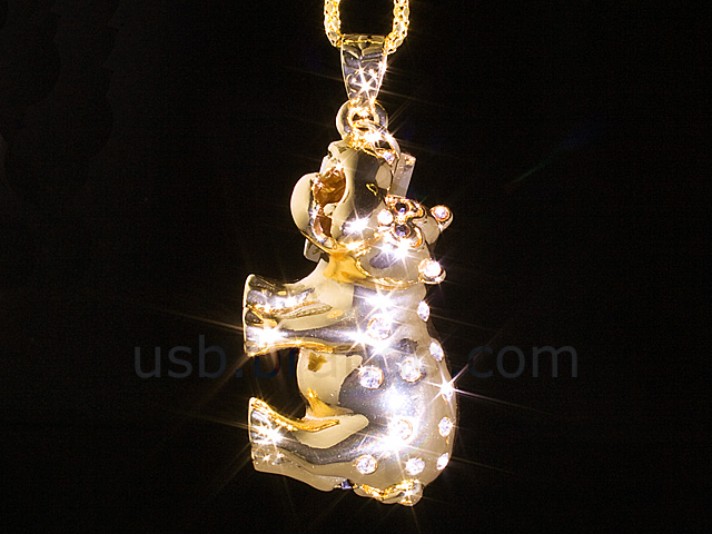 USB Jewel Cow Necklace Flash Drive II