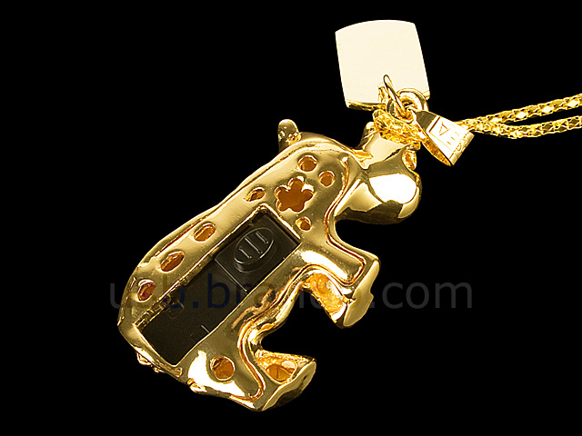 USB Jewel Cow Necklace Flash Drive II