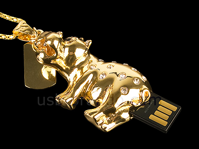 USB Jewel Cow Necklace Flash Drive II