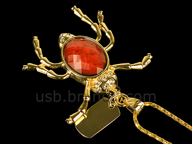 USB Jewel Insect Necklace Flash Drive