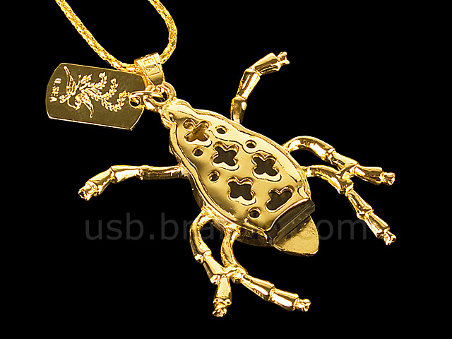 USB Jewel Insect Necklace Flash Drive