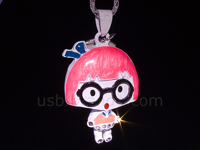 USB Jewel Gal Necklace Flash Drive