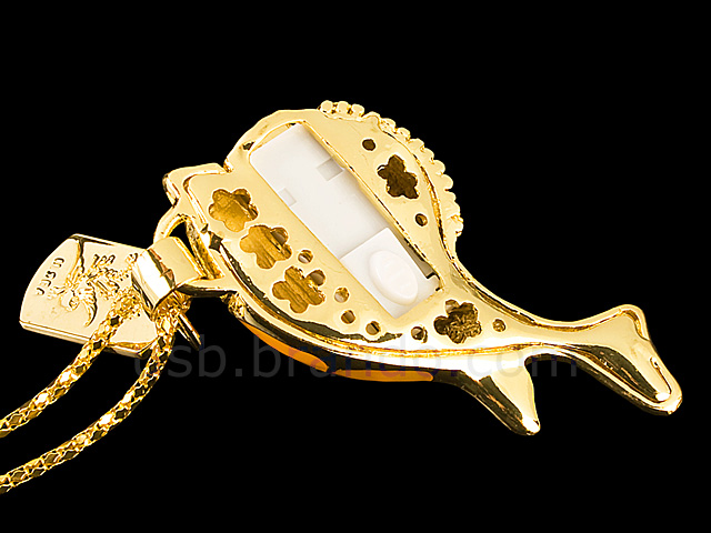 USB Jewel Fish Necklace Flash Drive V