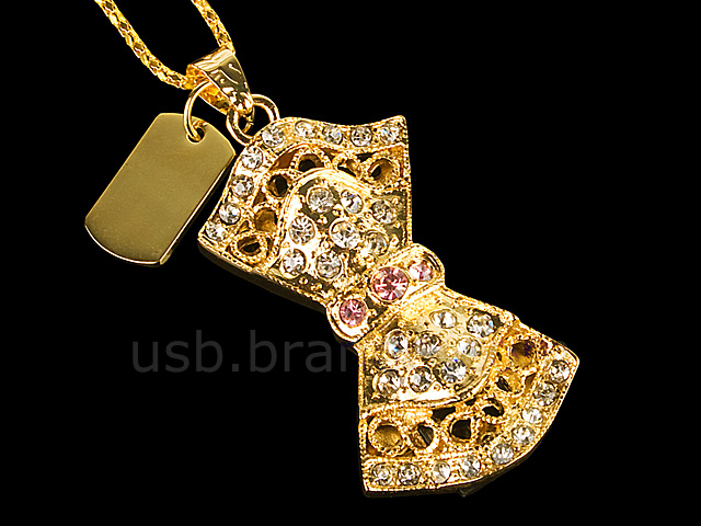 USB Jewel Classical Pendant Necklace Flash Drive II