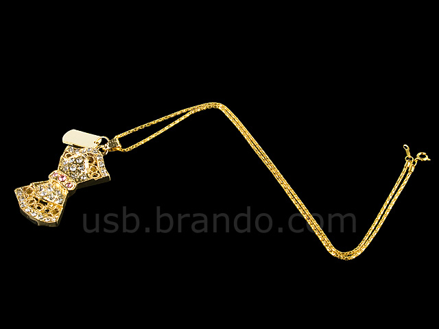 USB Jewel Classical Pendant Necklace Flash Drive II