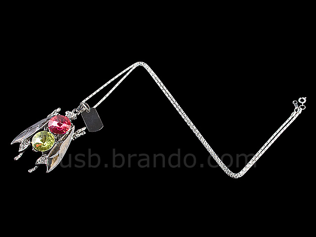 USB Jewel Insect Necklace Flash Drive II