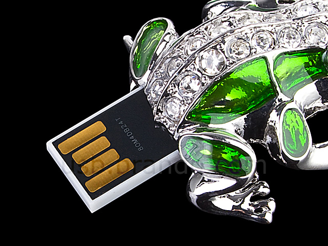 USB Jewel Frog Necklace Flash Drive II