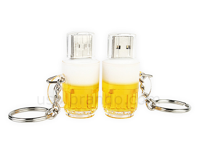 USB Beer Keychain Flash Drive