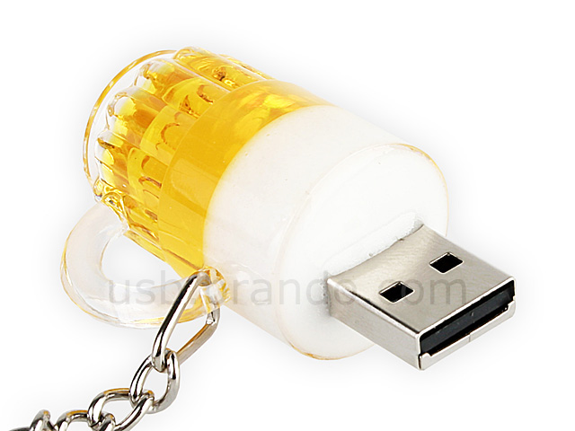USB Beer Keychain Flash Drive