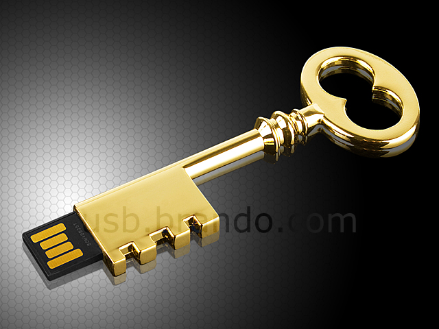 USB Metallic Key Flash Drive