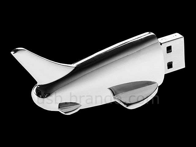 USB Metallic Aeroplane Flash Drive