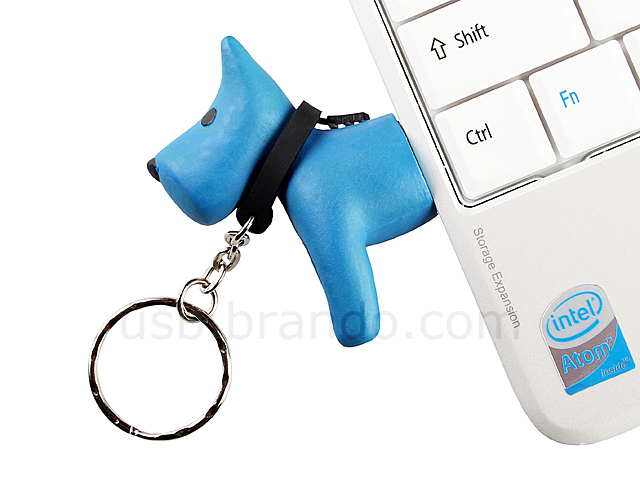 USB Doggie Keychain Flash Drive