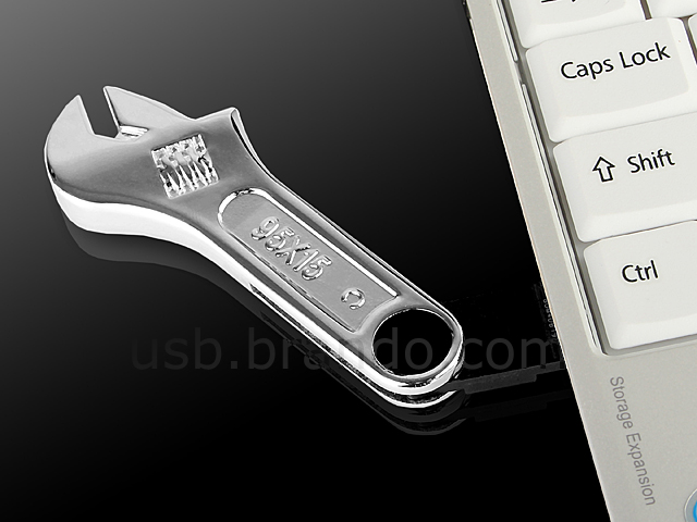 USB Metallic Wrench Flash Drive