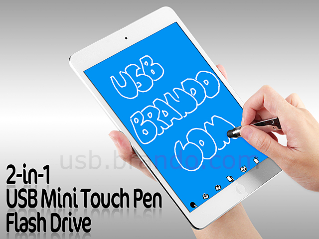 2-in-1 USB Mini Touch Pen Flash Drive