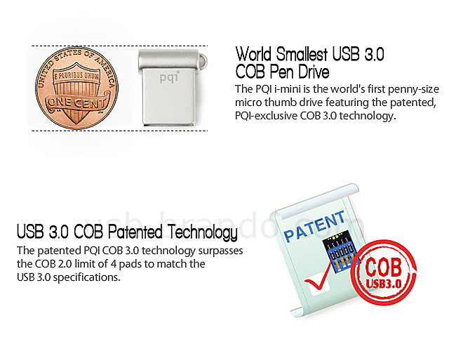 PQI i-mini USB 3.0 Flash Drive