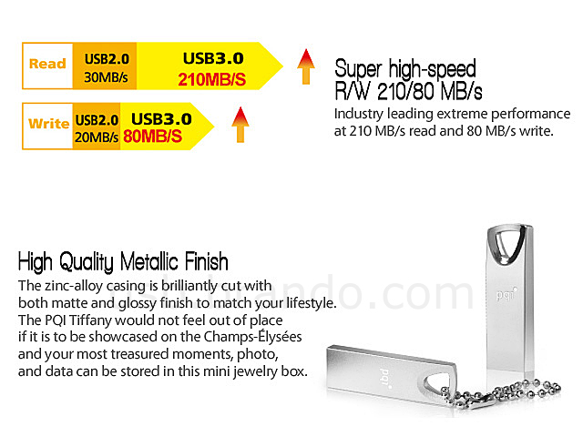 PQI Tiffany USB 3.0 Flash Drive