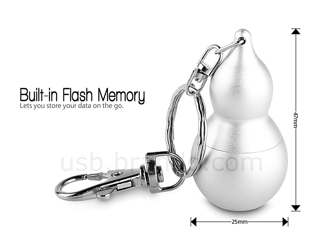 USB Calabash Keychain Flash Drive