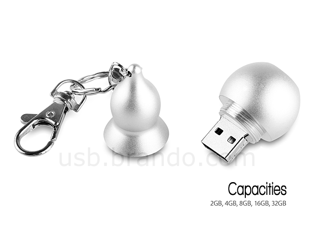 USB Calabash Keychain Flash Drive