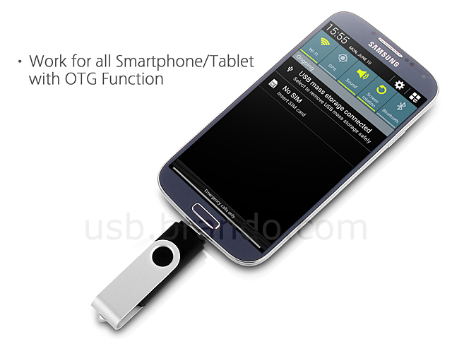 2-in-1 micro USB Flash Drive