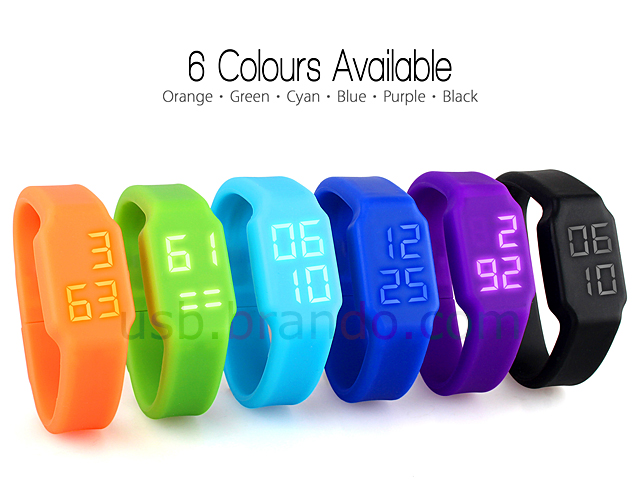 USB LED Watch Flash Drive