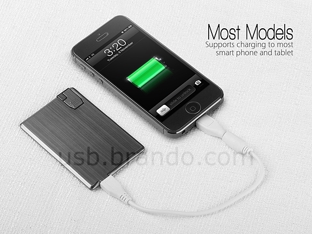 4.5mm Super Slim Portable Battery with Flash Memory