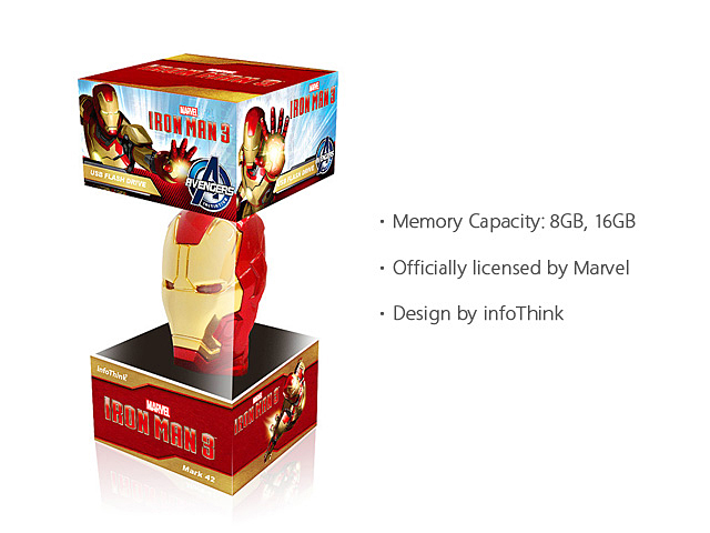 infoThink IRON MAN 3 USB Flash Drive - Mask 42