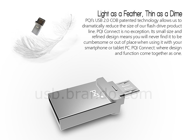 PQI Connect 201 2-in-1 USB Flash Drive