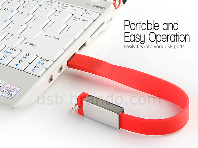USB Silicone Strap Flash Drive