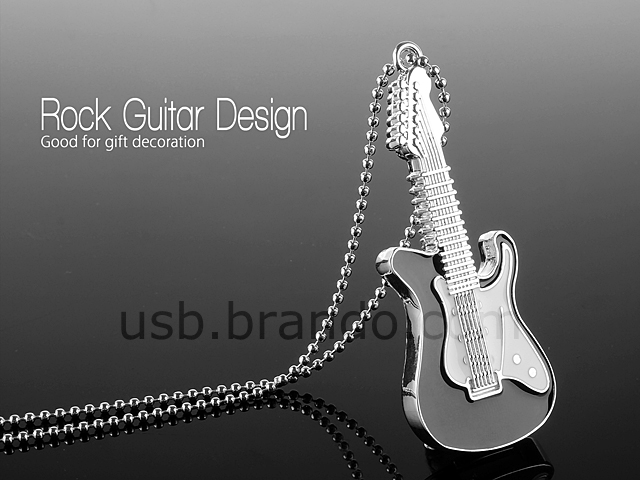 USB Rock Guitar Necklace Flash Drive