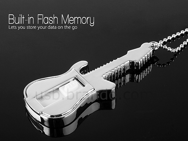 USB Rock Guitar Necklace Flash Drive