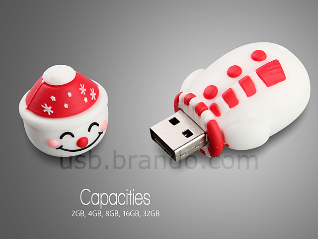 USB Snowman Flash Drive IV