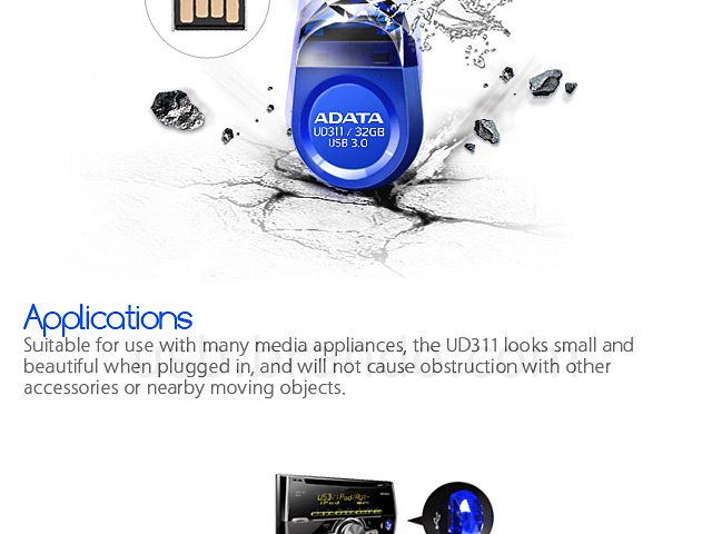 A-Data DashDrive Durable UD311 USB 3.0 Flash Drive
