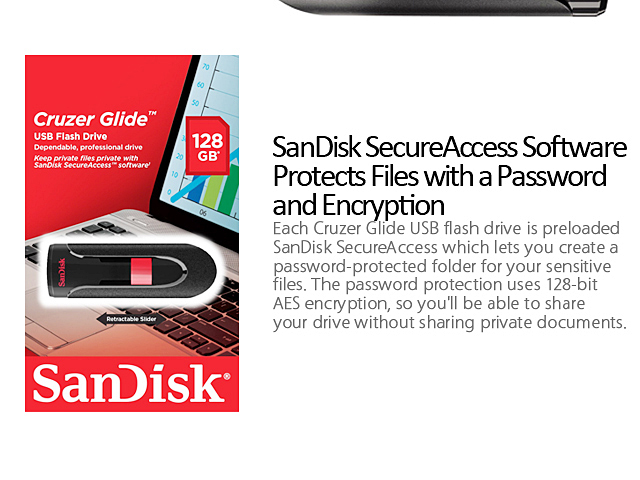 SanDisk Cruzer Glide USB Flash Drive