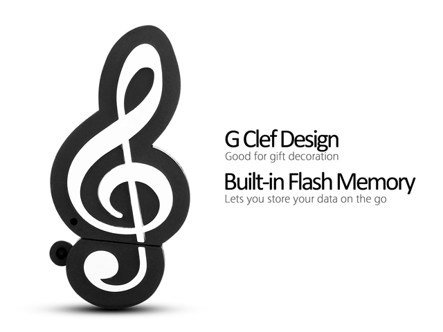 USB G Clef Flash Drive