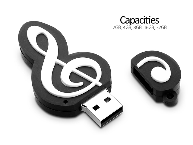 USB G Clef Flash Drive