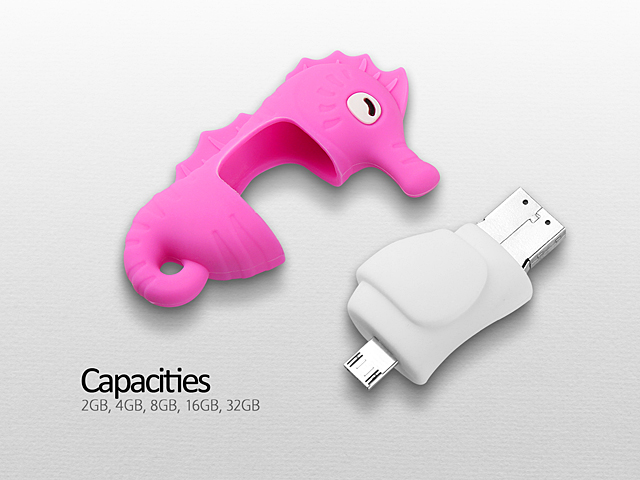 USB Sea Horse OTG Flash Drive