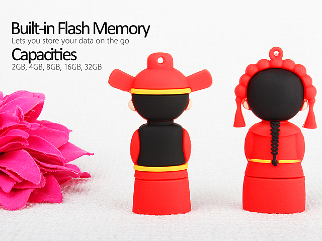 USB Chinese Wedding Lover Flash Drive