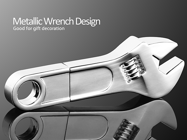 USB Metallic Wrench Flash Drive II