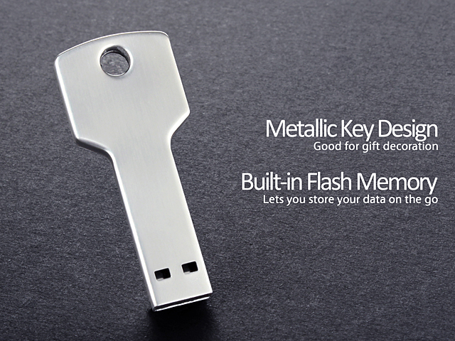 USB Metallic Key Flash Drive II