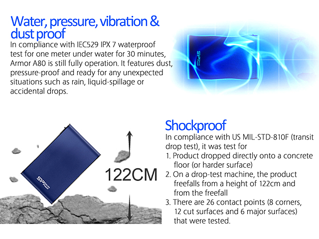 Silicon Power Armor A80 USB 3.0 2.5